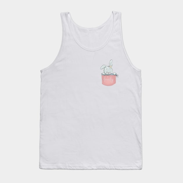 Pocket Bunny Tank Top by EveFarb